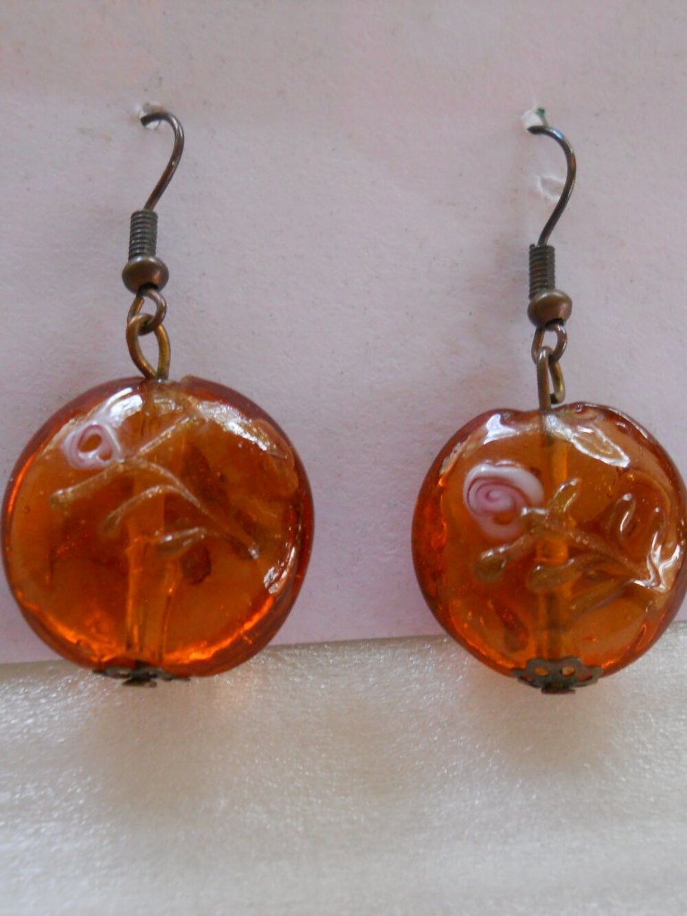 Dangling Glass Earrings    830